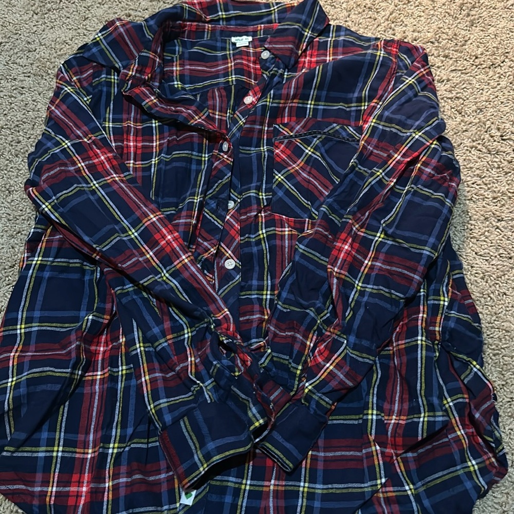 button up lounge shirt aerie
